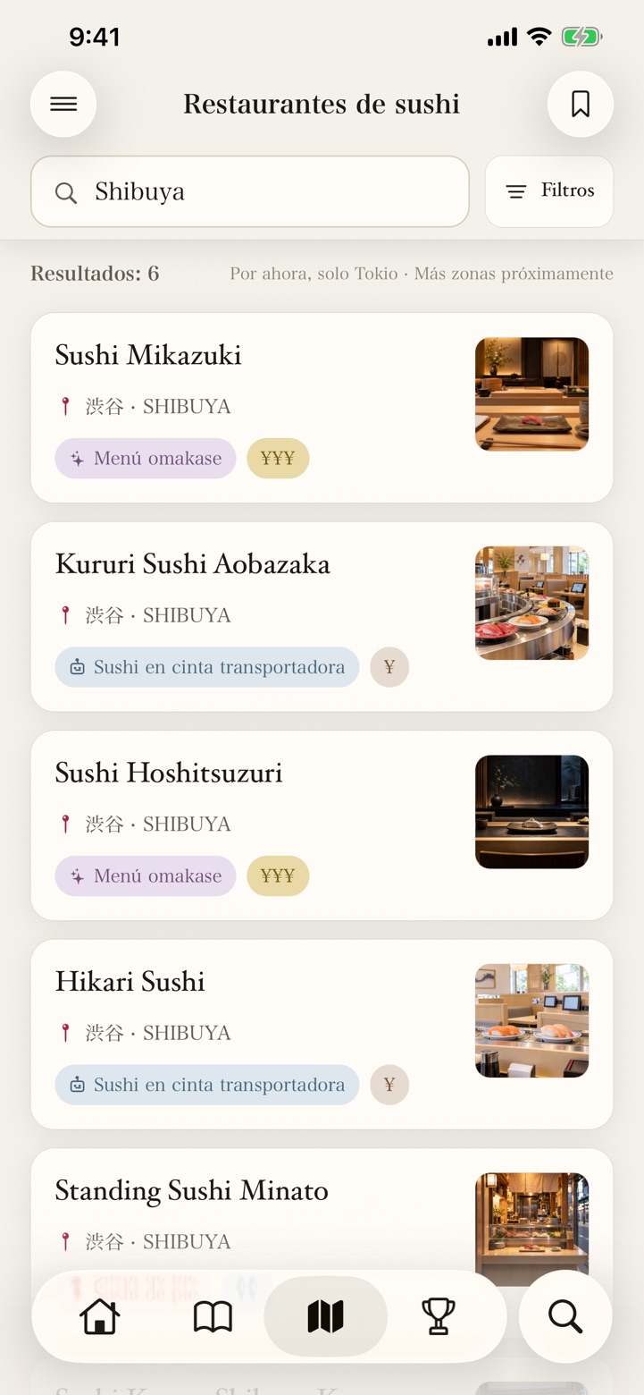 Tu sushi ideal está aquí.