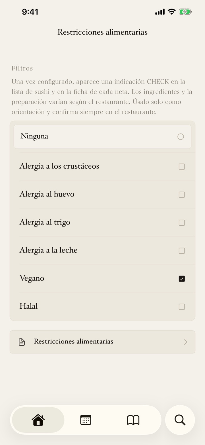 Restricciones alimentarias