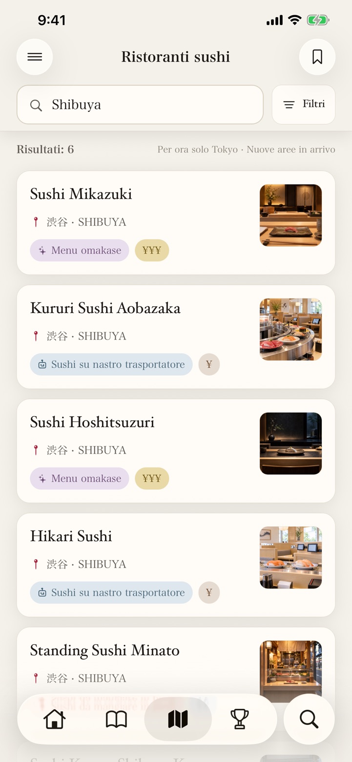 Il sushi che cercavi è qui.