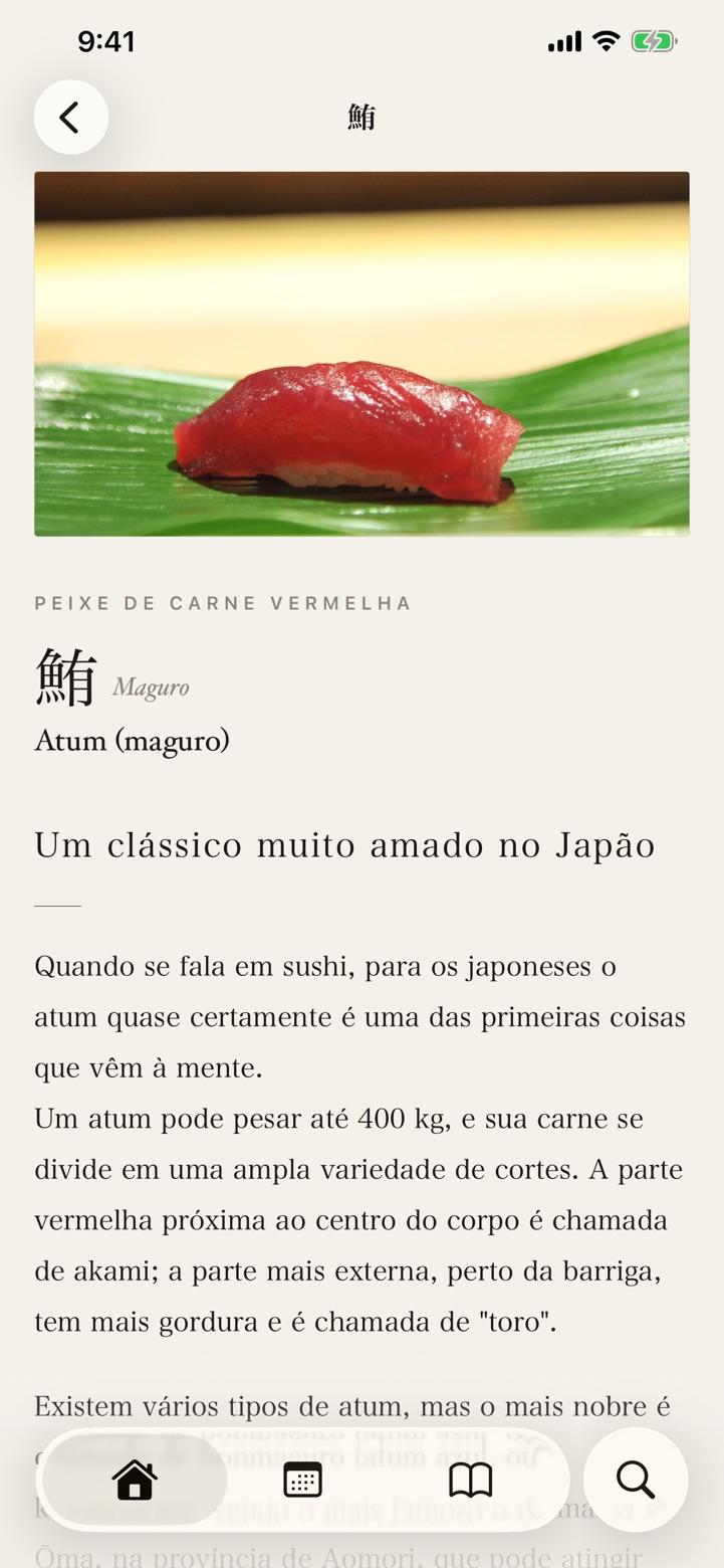Guia de sushi